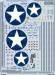 1/32 B17F US Air Corps General Stenciling & National Insignias, C