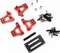 Aluminum Front/Rear Shock Mount Set For Traxxas TRX-4M Red