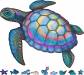 Wooden Puzzle Sea Turtle 200 Pcs